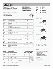 DataSheet IXFV52N30P pdf